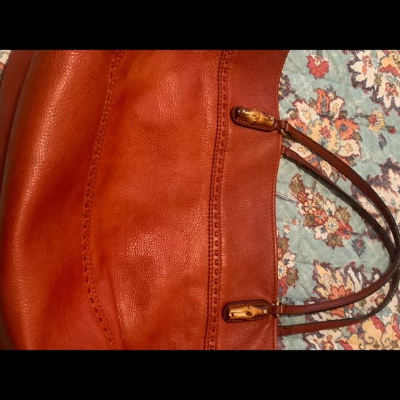 Large Gucci bamboo tote - Picture 13 of 13